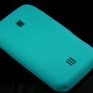 Soft Silicone Skin Cover Case for Huawei Ascend M860 - Turquoise