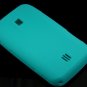Soft Silicone Skin Cover Case for Huawei Ascend M860 - Turquoise