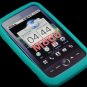 Soft Silicone Skin Cover Case for Huawei Ascend M860 - Turquoise
