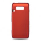 Hard Plastic Rubber Feel Cover Case for LG Fathom VS750 - Orange