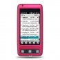 Hard Plastic Rubber Feel Cover Case for LG Fathom VS750 - Hot Pink