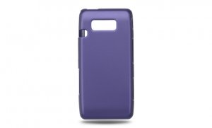 Hard Plastic Rubber Feel Cover Case for LG Fathom VS750 - Purple