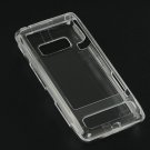 Hard Plastic Rubber Feel Cover Case for LG Fathom VS750 - Clear