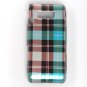Hard Plastic Design Case for LG Fathom VS750 - Blue Check