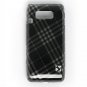 Hard Plastic Design Case for LG Fathom VS750 - Smoke Diagonal Check