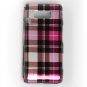 Hard Plastic Design Case for LG Fathom VS750 - Hot Pink Check
