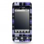 Hard Plastic Design Case for LG Fathom VS750 - Purple Check