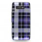 Hard Plastic Design Case for LG Fathom VS750 - Purple Check