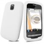 Soft Silicone Skin Cover Case for LG Optimus M - White