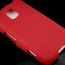 Soft Silicone Skin Cover Case for LG Optimus M - Burgundy