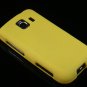 Hard Plastic Rubber Feel Case for LG Optimus S - Yellow
