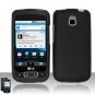 Hard Plastic Rubber Feel Case for LG Optimus T - Black
