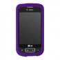 Soft Silicone Skin Cover Case for LG Optimus T - Purple