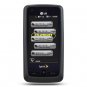 Hard Plastic Rubber Feel Case for LG Rumor Touch LN510 - Black