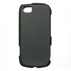 Hard Plastic Rubber Feel Case for LG Sentio GS505 - Black