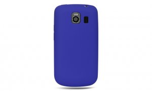 Soft Silicone Skin Cover Case for LG Vortex VS660 - Blue