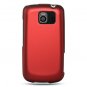 Hard Plastic Rubber Feel Case for LG Vortex VS660 - Red