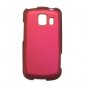 Hard Plastic Rubber Feel Case for LG Vortex VS660 - Hot Pink