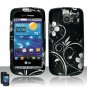 Hard Plastic Rubber Feel Design Case for LG Vortex VS660 - Midnight Garden