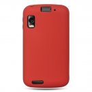 Soft Silicone Skin Cover Case for Motorola Atrix 4G MB860 - Red