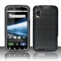 Hard Plastic Rubber Feel Design Case for Motorola Atrix 4G MB860 - Carbon Fiber
