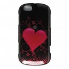 Hard Plastic Design Case for Motorola Cliq XT - Heart
