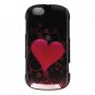 Hard Plastic Design Case for Motorola Cliq XT - Heart