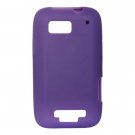 Soft Silicone Skin Cover Case for Motorola Defy MB525 - Purple