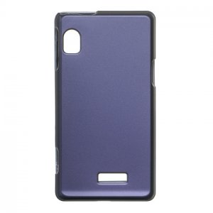 Hard Plastic Rubber Feel Case for Motorola Droid 2 A955 - Purple