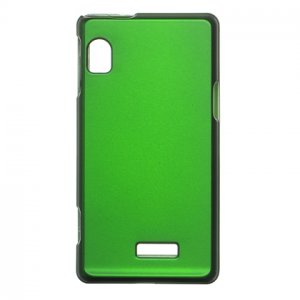 Hard Plastic Rubber Feel Case for Motorola Droid 2 A955 - Green