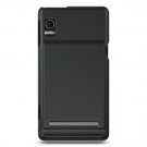 Hard Plastic Rubber Feel Case for Motorola Droid 2 A955 - Black