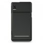 Hard Plastic Rubber Feel Case for Motorola Droid 2 A955 - Black