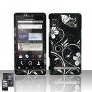 Hard Plastic Rubber Feel Design Case for Motorola Droid 2 A955 - Midnight Garden