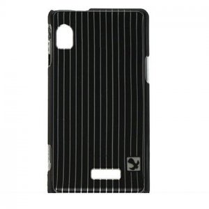 Hard Plastic Design Case for Motorola Droid 2 A955 - Black Lines
