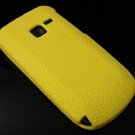 Soft Textured Silicone Skin Cover Case for Nokia C3 - Yellow