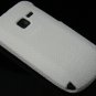 Soft Textured Silicone Skin Cover Case for Nokia C3 - White