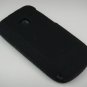 Soft Textured Silicone Skin Cover Case for Nokia C3 - Black