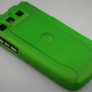 Hard Plastic Rubber Feel Armor Case for Nokia E72 - Neon Green