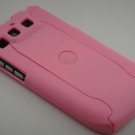 Hard Plastic Rubber Feel Armor Case for Nokia E72 - Pink