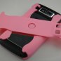 Hard Plastic Rubber Feel Armor Case for Nokia E72 - Pink