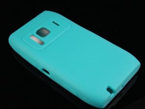 Soft Silicone Skin Cover Case for Nokia N8 - Turquoise