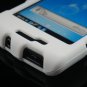 Hard Plastic Rubber Feel Case for Samsung Captivate i897 - White