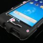 Hard Plastic Rubber Feel Design Case for Samsung Captivate i897 - Cherry Blossom