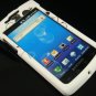 Hard Plastic Rubber Feel Design Case for Samsung Captivate i897 - Inked Heart