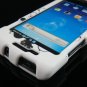 Hard Plastic Rubber Feel Design Case for Samsung Captivate i897 - Inked Heart
