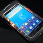 Hard Plastic Rubber Feel Design Case for Samsung Captivate i897 - Heart and Skull