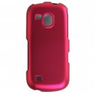 Hard Plastic Rubber Feel Case for Samsung Continuum i400 - Hot Pink