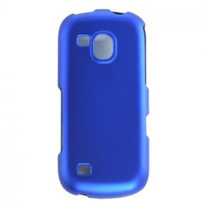 Hard Plastic Rubber Feel Case for Samsung Continuum i400 - Blue