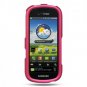 Hard Plastic Rubber Feel Case for Samsung Continuum i400 - Hot Pink