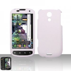 Hard Plastic Rubber Feel Case for Samsung Epic 4G - White